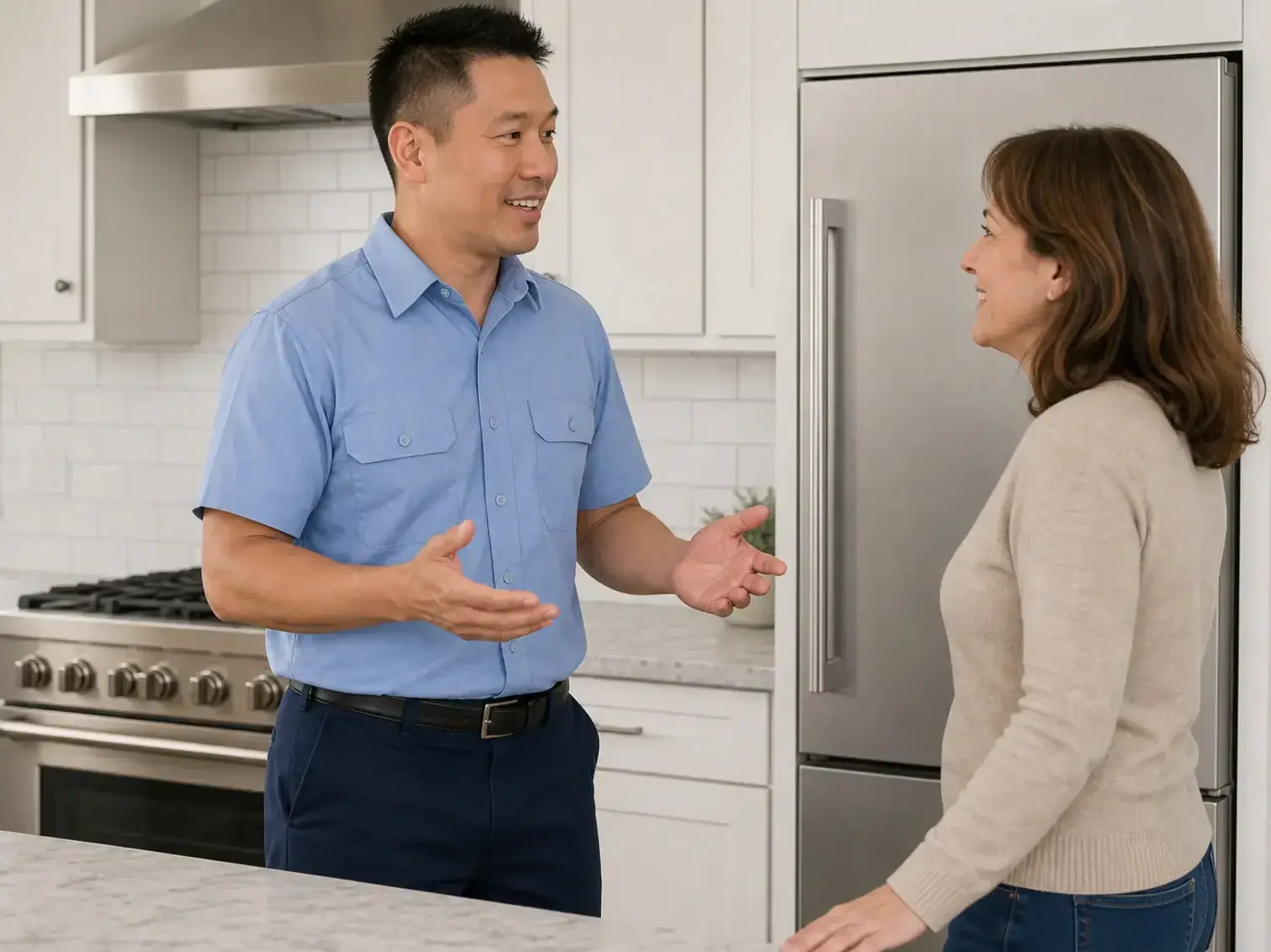 Appliance repair technician in Freehold, NJ